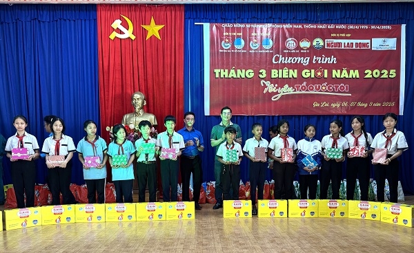 Chương trình tháng 3 biên giới tại Gia Lai với nhều phần việc ý nghĩa