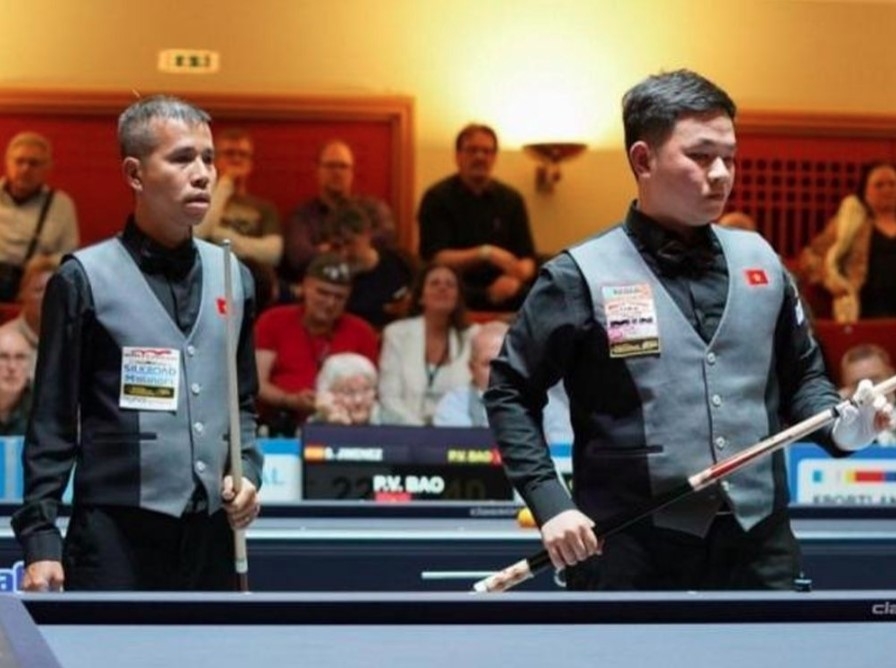 vietnam enjoy first win at world championship three-cushion national teams picture 1