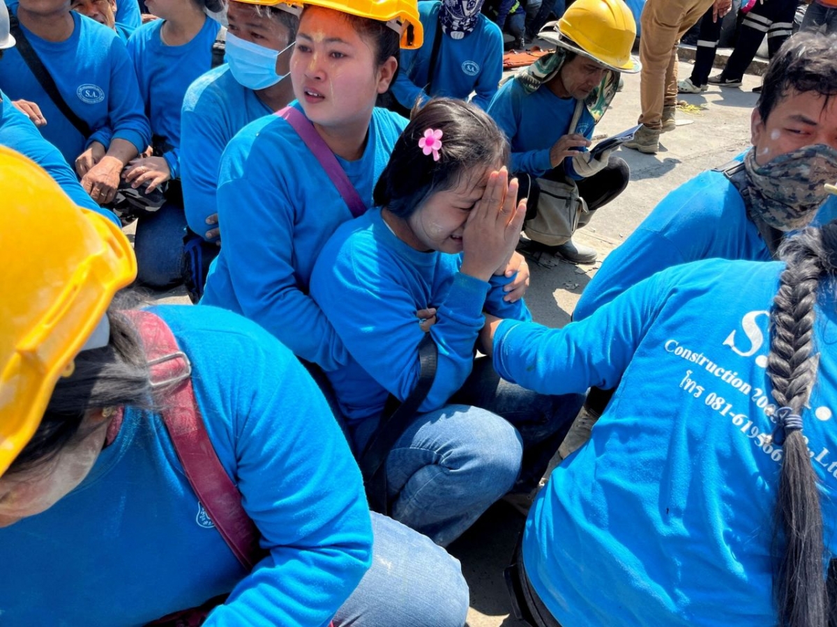 Động đất 7,7 độ myanmar ban bố tình trạng khẩn cấp, bangkok là vùng thảm họa hình ảnh 5 Dong dat 7,7 do myanmar ban bo tinh trang khan cap, bangkok la vung tham hoa hinh anh 5
