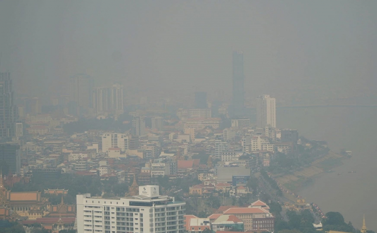 Phnom Penh lọt nhóm thành phố ô nhiễm không khí nhất thế giới