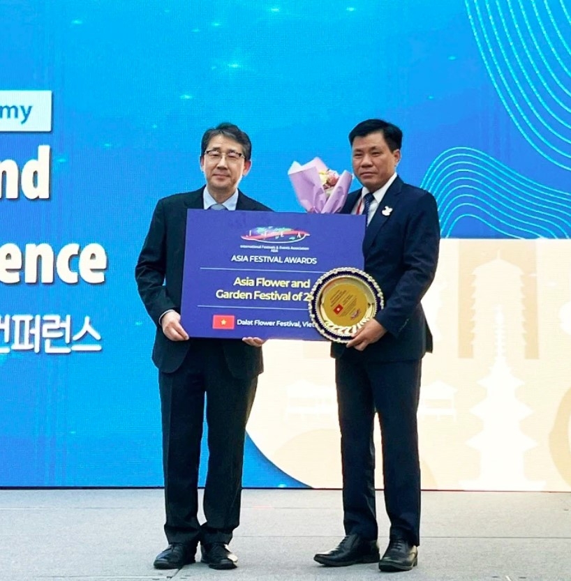 da lat flower festival honoured at asia festival awards picture 1