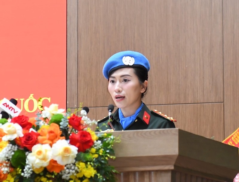 nữ cảnh sát tự hào tham gia gìn giữ hòa bình việt nam trong phái bộ lhq hình ảnh 2 nu canh sat tu hao tham gia gin giu hoa binh viet nam trong phai bo lhq hinh anh 2