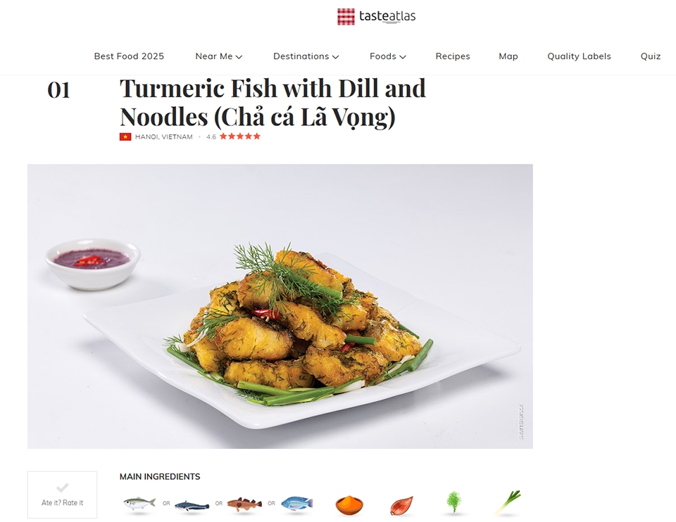 vietnamese turmeric fish tops list of world s 100 best dishes with white fish picture 1