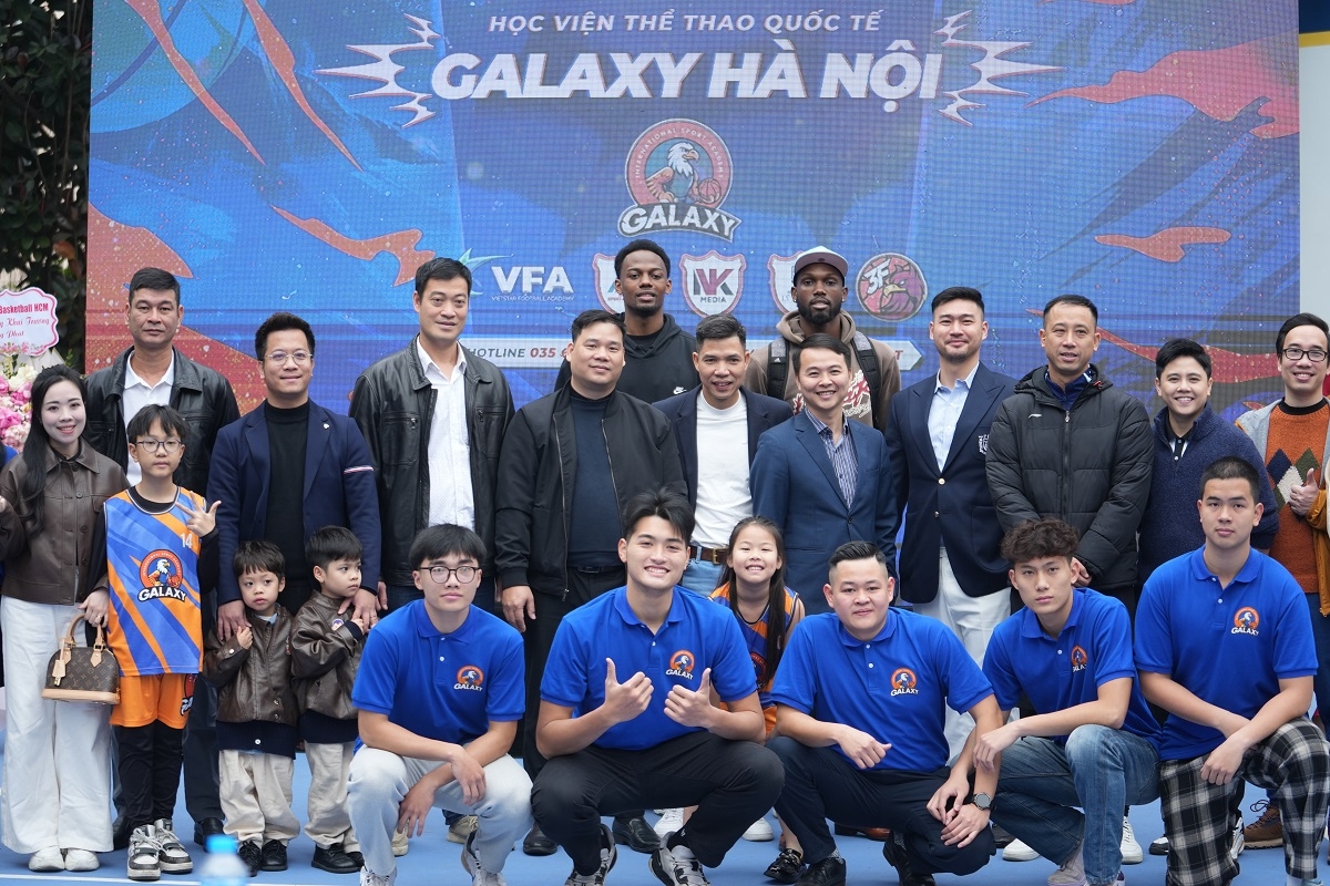 Khai trương Học Viện Thể Thao Quốc Tế Galaxy - Tìm kiếm tài năng bóng rổ tương lai