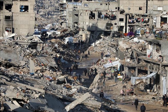 Phái đoàn Hamas đến Ai Cập thúc đẩy giai đoạn 2 của thỏa thuận ngừng bắn ở Gaza