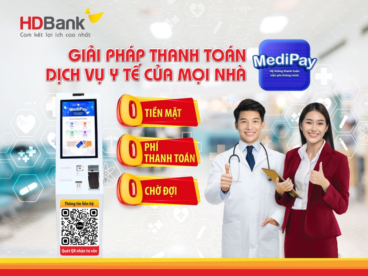 giam tai benh vien, kham chua benh tien loi hon voi kiosk thong minh hdbank hinh anh 1