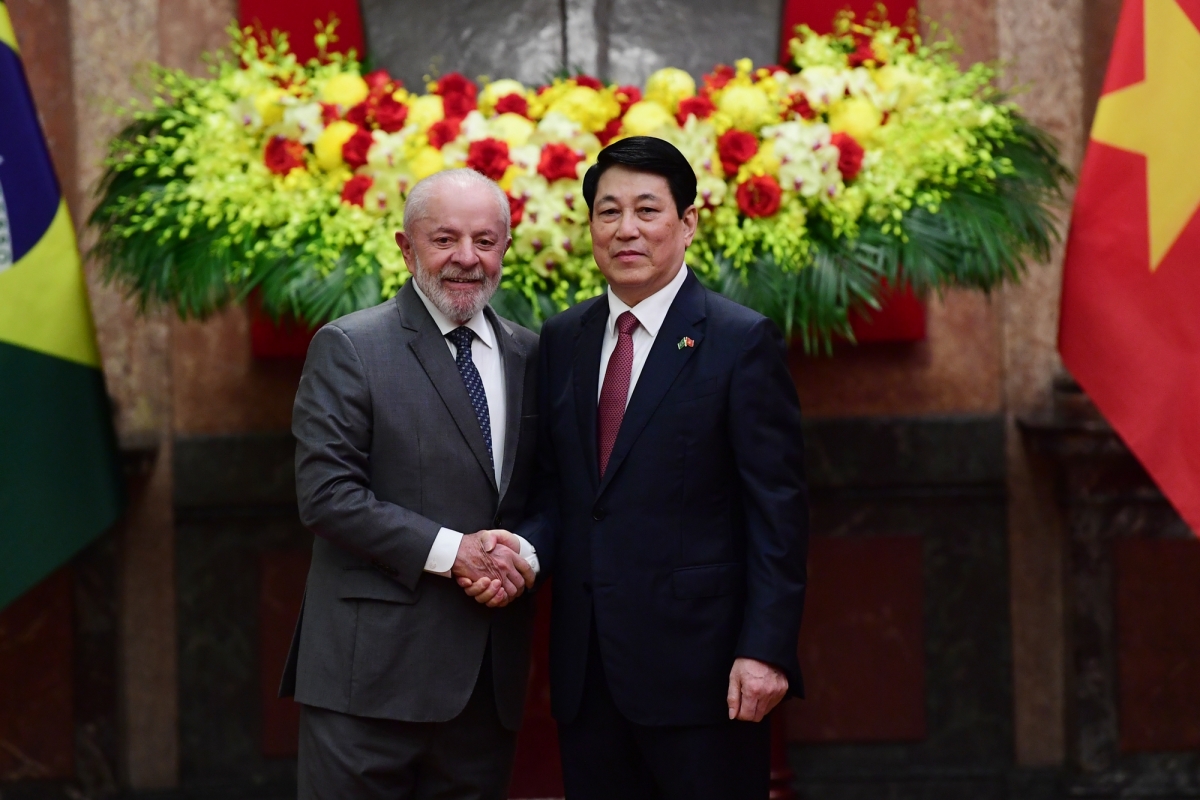 chủ tịch nước lương cường chủ trì lễ đón tổng thống brasil lula da silva hình ảnh 3 chu tich nuoc luong cuong chu tri le don tong thong brasil lula da silva hinh anh 3