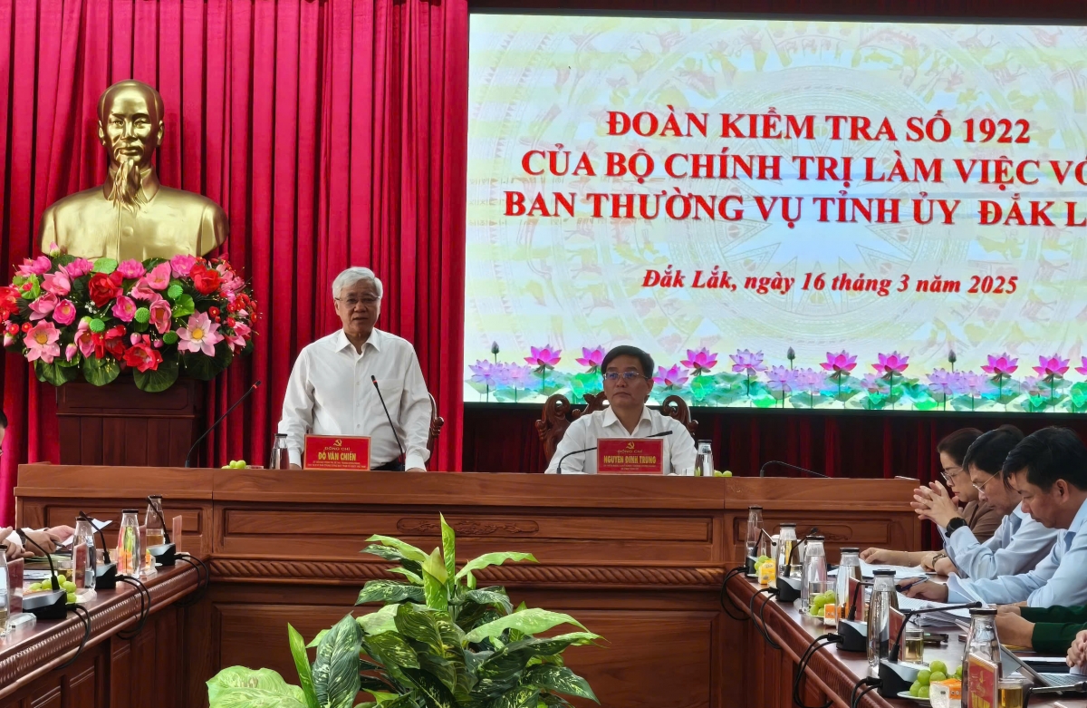 Đoàn kiểm tra của Bộ Chính trị công bố dự thảo báo cáo kiểm tra tại Đắk Lắk