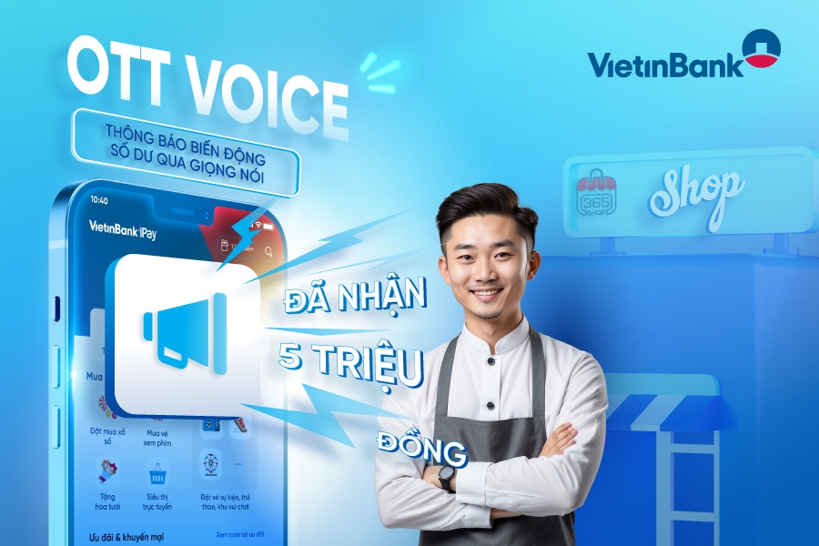 vietinbank ipay mobile chinh thuc ra mat tinh nang ott voice hinh anh 1