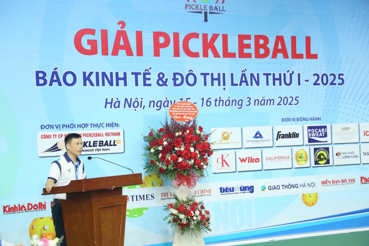 khai mac giai pickleball bao kinh te Do thi lan thu 1 2025 hinh anh 3