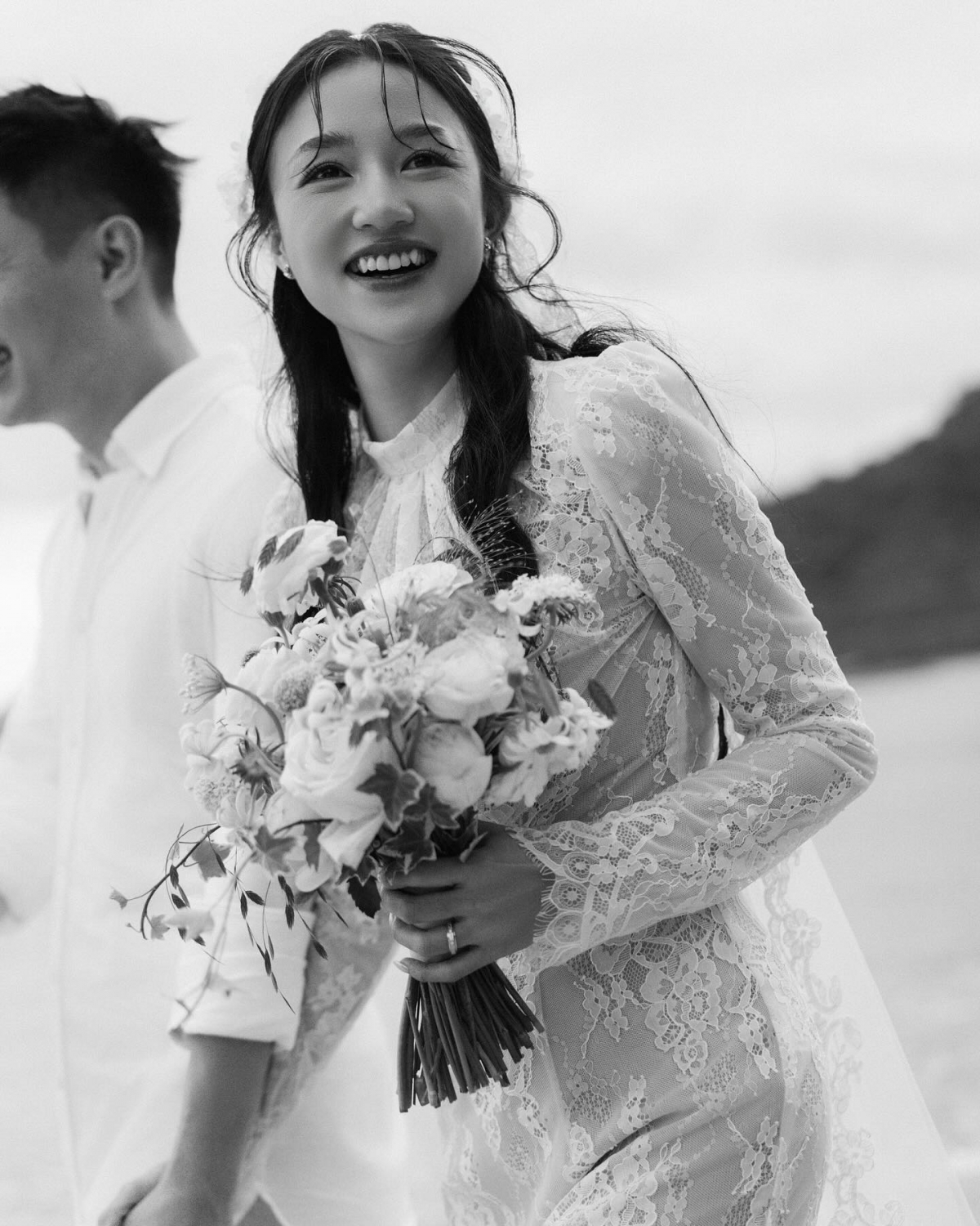 Ảnh cưới ngọt ngào của salim bên chồng doanh nhân cùng con gái hình ảnh 2 Anh cuoi ngot ngao cua salim ben chong doanh nhan cung con gai hinh anh 2