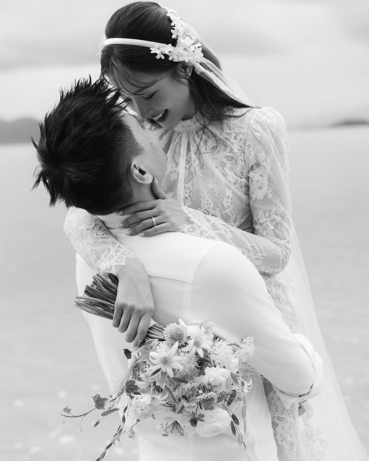 Ảnh cưới ngọt ngào của salim bên chồng doanh nhân cùng con gái hình ảnh 4 Anh cuoi ngot ngao cua salim ben chong doanh nhan cung con gai hinh anh 4