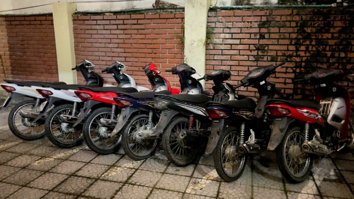 bắt nhóm đối tượng trộm hàng loạt xe máy ở huế hình ảnh 2 bat nhom doi tuong trom hang loat xe may o hue hinh anh 2