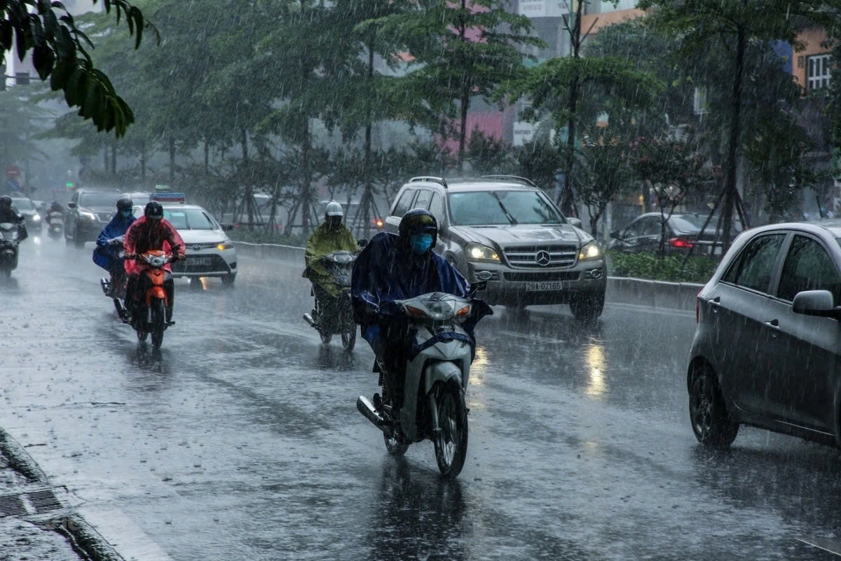 thoi tiet ngay 17 3 mien bac troi ret, nhieu noi co mua hinh anh 1