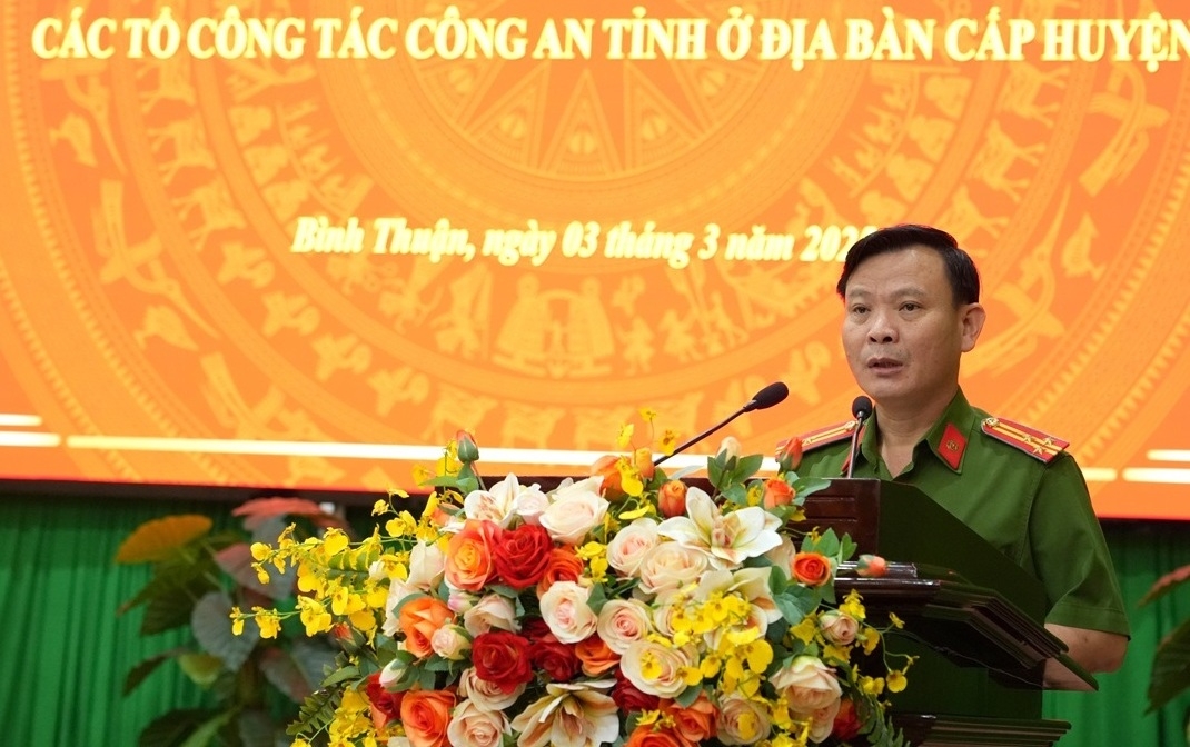 thành lập 9 tổ công tác công an tỉnh ở địa bàn cấp huyện của bình thuận hình ảnh 2 thanh lap 9 to cong tac cong an tinh o dia ban cap huyen cua binh thuan hinh anh 2