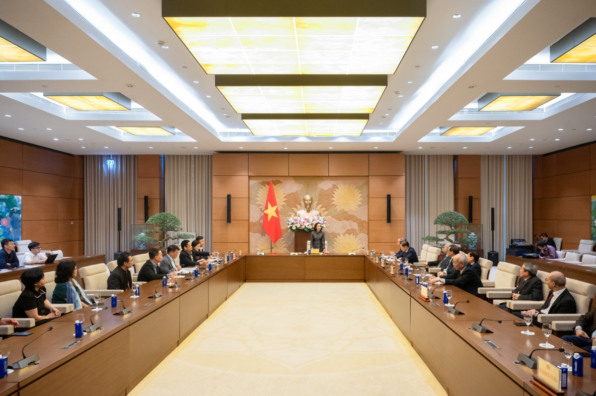 Phó Chủ tịch QH Nguyễn Thị Thanh gặp mặt Đoàn đại biểu Viện Kinh tế Văn hóa