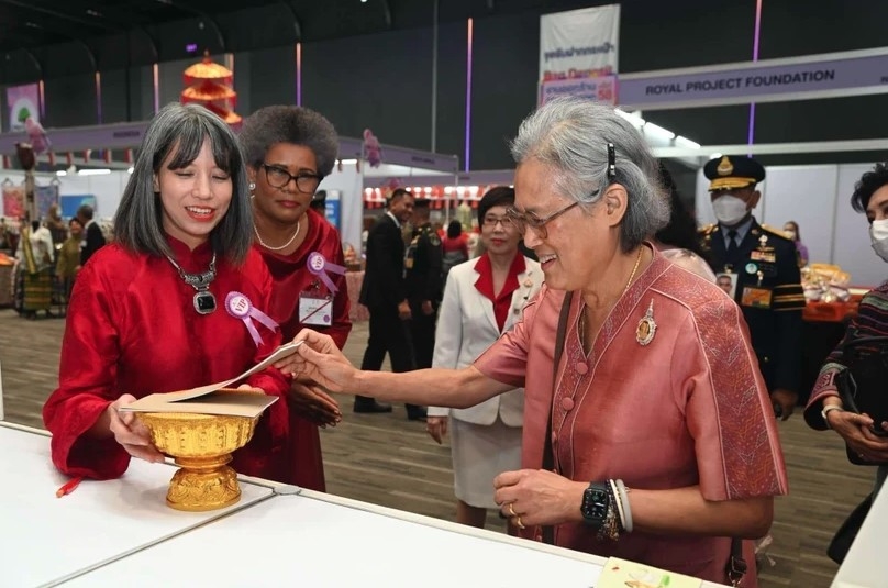 vietnam lights up 58th diplomatic red cross bazaar with handicrafts, charity picture 1