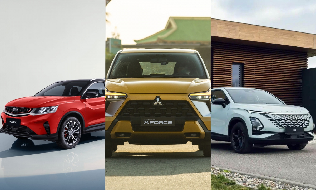 Geely Coolray, Mitsubishi Xforce và Omoda C5: Đâu là lựa chọn tối ưu về giá?