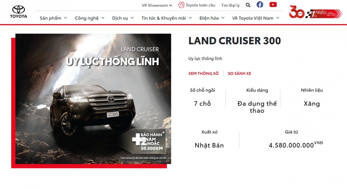 land cruiser sap tang gia gan 300 trieu dong hinh anh 1