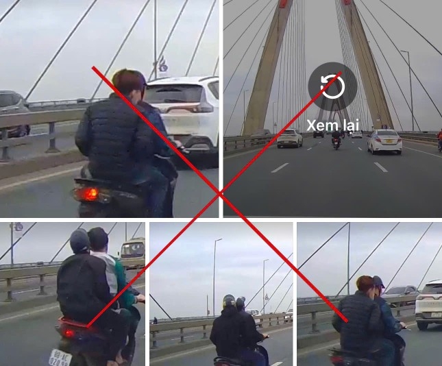 Xử lý nhóm ‘quái xế’ lạng lách, đánh võng trên cầu Nhật Tân