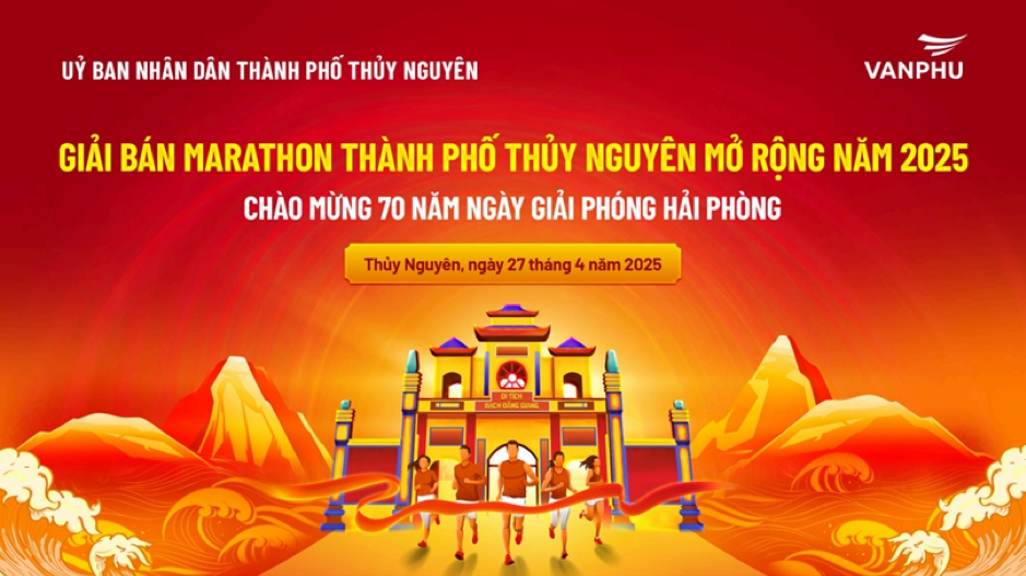 giải bán marathon thủy nguyên 2025 khơi dậy hào khí và tinh thần việt hình ảnh 1 giai ban marathon thuy nguyen 2025 khoi day hao khi va tinh than viet hinh anh 1