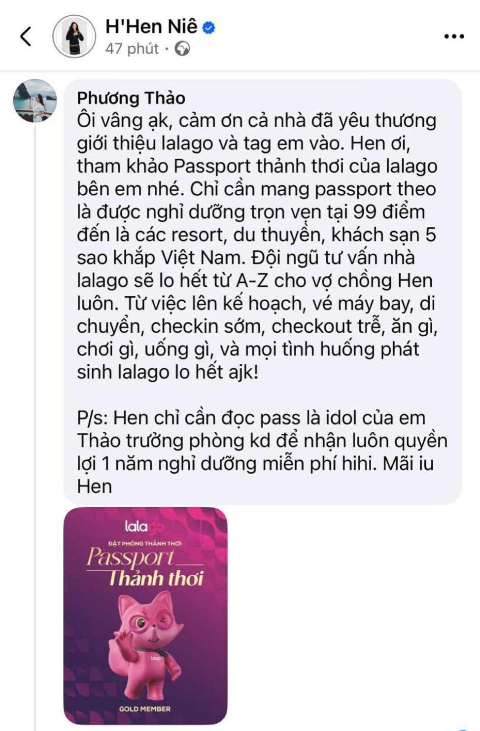 h hen niê đăng hashtag khó hiểu - cư dân mạng đoán ngay lalago hình ảnh 1 h hen nie dang hashtag kho hieu - cu dan mang doan ngay lalago hinh anh 1