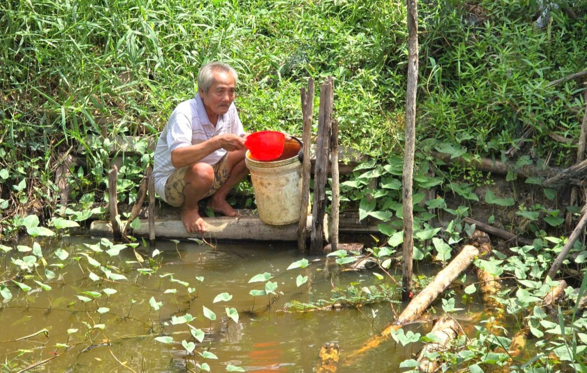 cà mau còn hơn 1.300 hộ dân thiếu nước sinh hoạt mùa khô hình ảnh 2 ca mau con hon 1.300 ho dan thieu nuoc sinh hoat mua kho hinh anh 2