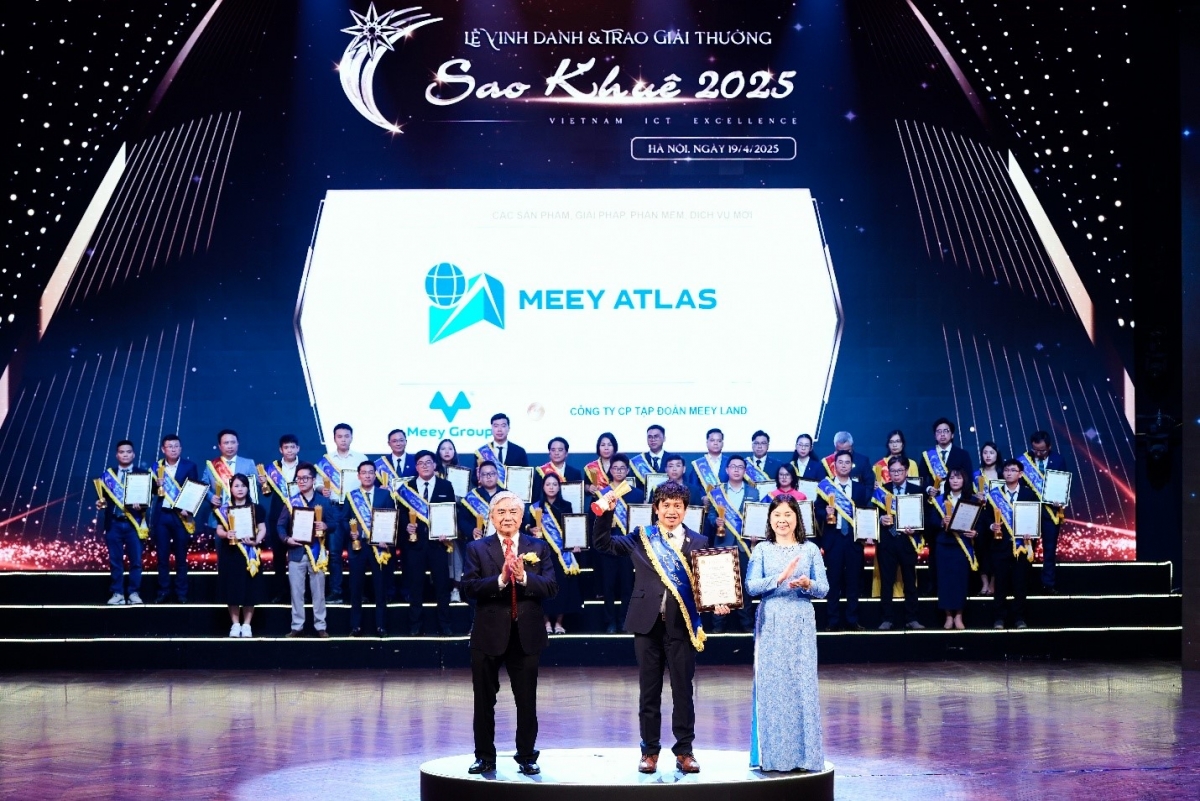 Sản phẩm bản đồ số của Meey Group vinh dự được xướng tên tại Sao Khuê 2025
