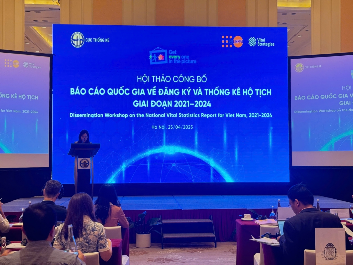 Lần đầu công bố Báo cáo Quốc gia về đăng ký và thống kê hộ tịch