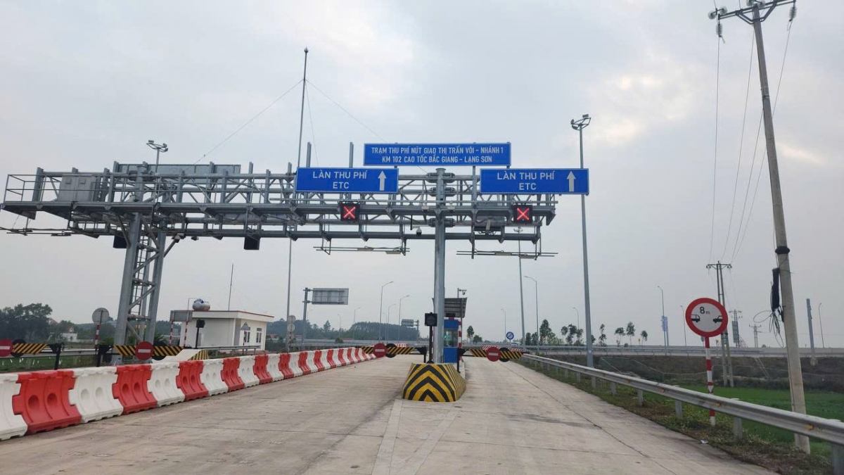 chuẩn bị thu phí nút giao liên thông thị trấn vôi với cao tốc bắc giang-lạng sơn hình ảnh 1 chuan bi thu phi nut giao lien thong thi tran voi voi cao toc bac giang-lang son hinh anh 1