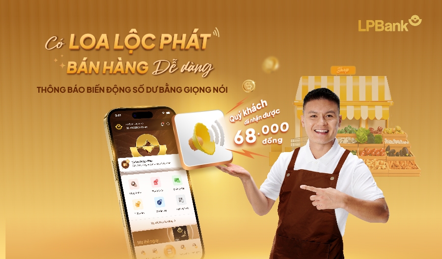 nhận thông báo số dư bằng giọng nói ngay trên app lpbank của ngân hàng lộc phát hình ảnh 1 nhan thong bao so du bang giong noi ngay tren app lpbank cua ngan hang loc phat hinh anh 1