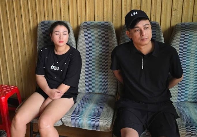 bắt đôi vợ chồng liên quan chuyên án ma túy và giúp hung thủ bùi Đình khánh bỏ trốn hình ảnh 1 bat doi vo chong lien quan chuyen an ma tuy va giup hung thu bui Dinh khanh bo tron hinh anh 1