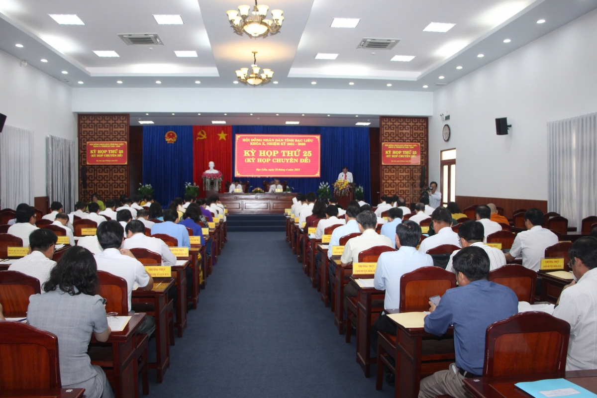 Bạc Liêu thông qua chủ trương sắp xếp đơn vị hành chính cấp tỉnh, cấp xã