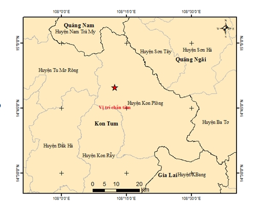 kon tum xảy ra 6 trận động đất hình ảnh 1 kon tum xay ra 6 tran dong dat hinh anh 1