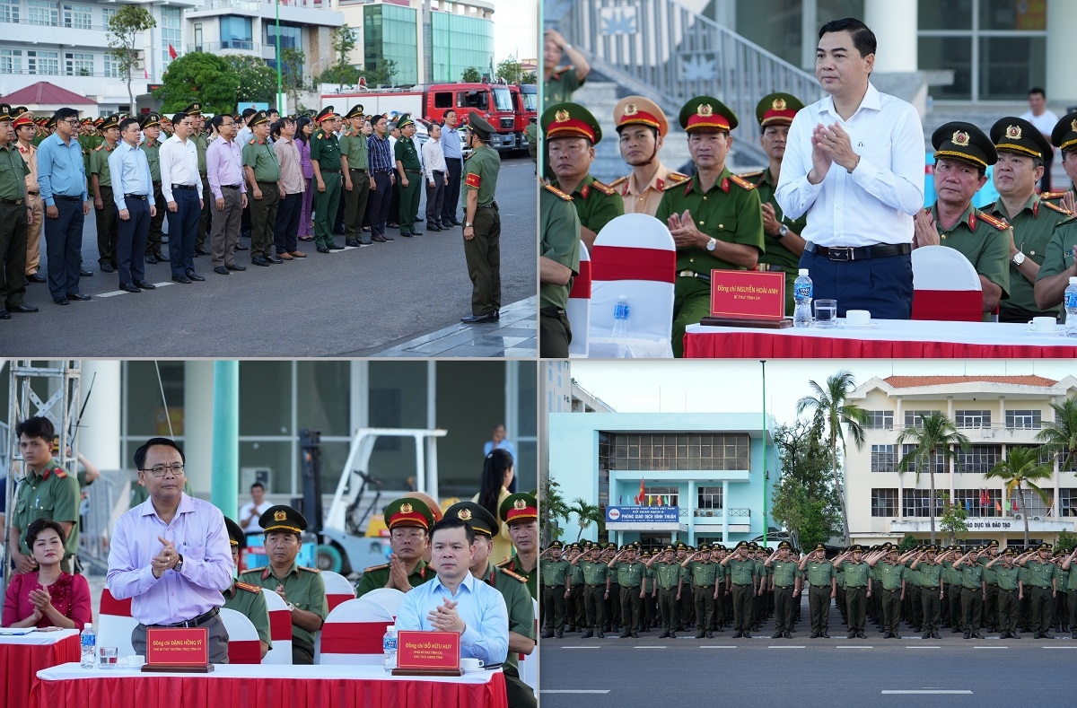 bình thuận ra quân cao điểm tấn công trấn áp tội phạm hình ảnh 1 binh thuan ra quan cao diem tan cong tran ap toi pham hinh anh 1