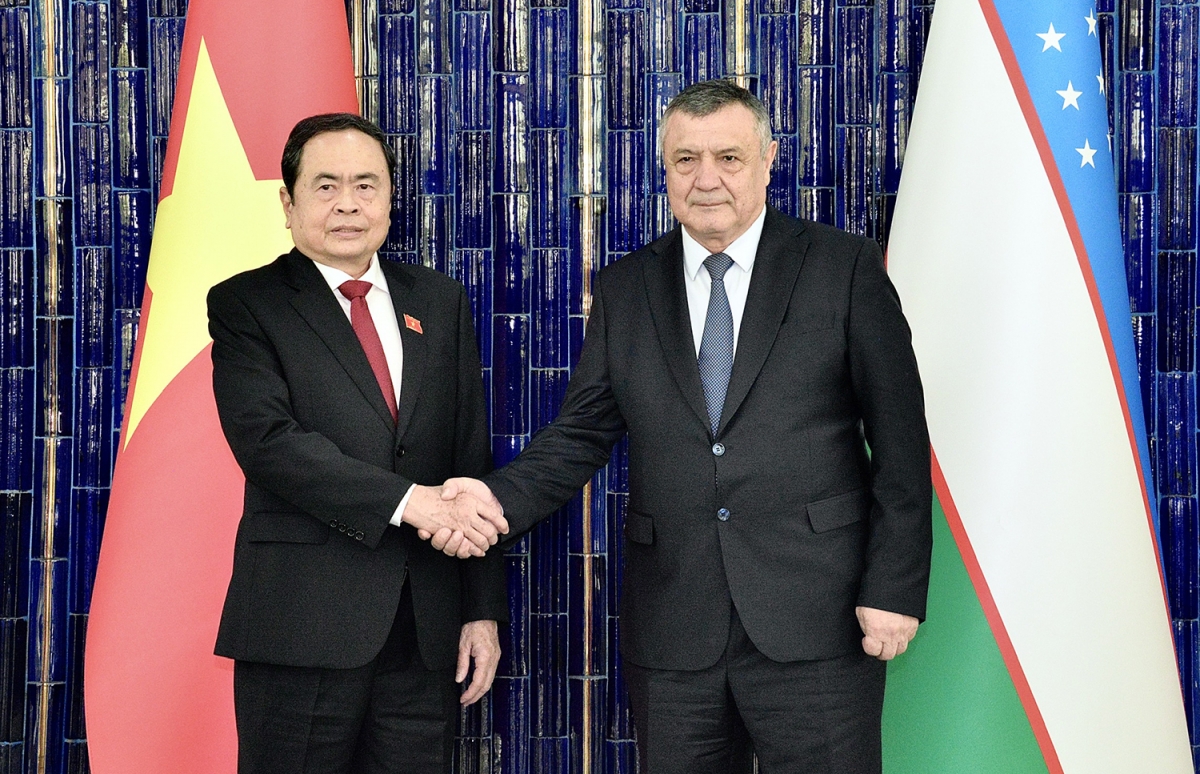 Chủ tịch Quốc hội Trần Thanh Mẫn hội đàm Chủ tịch Hạ viện Uzbekistan