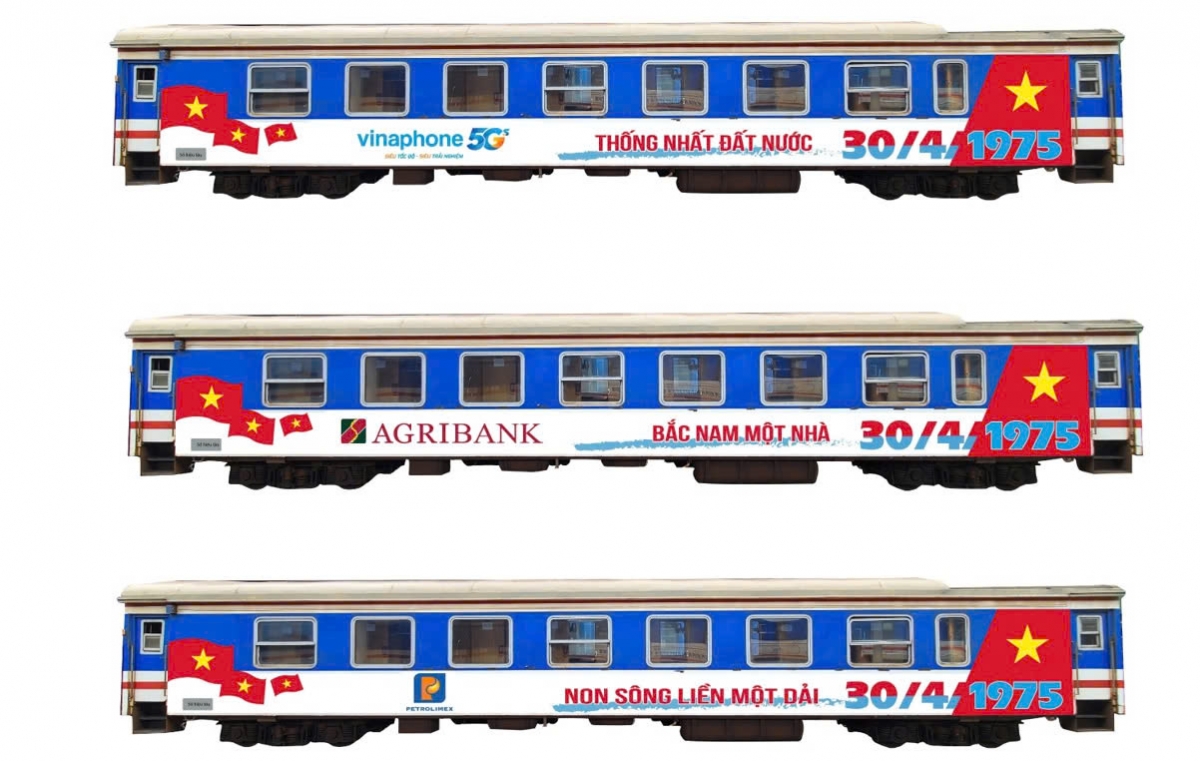 Đường sắt chạy Đoàn tàu thống nhất vào dịp 50 năm giải phóng miền nam 30 4 hình ảnh 2 Duong sat chay Doan tau thong nhat vao dip 50 nam giai phong mien nam 30 4 hinh anh 2