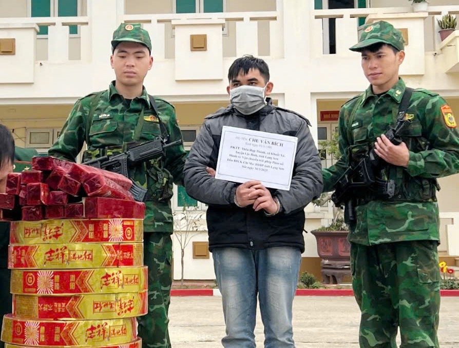 Đồn Biên phòng Cửa khẩu Chi Ma liên tiếp bắt giữ các đối tượng vi phạm pháp luật
