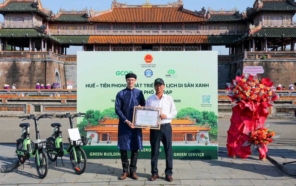 Điện thái hòa là di sản văn hóa đầu tiên ở việt nam đạt tiêu chuẩn công trình xanh hình ảnh 1 Dien thai hoa la di san van hoa dau tien o viet nam dat tieu chuan cong trinh xanh hinh anh 1