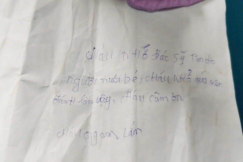 người mẹ bỏ rơi con gái 9 tháng tuổi ở bệnh viện viết gì trong lá thư tay để lại hình ảnh 2 nguoi me bo roi con gai 9 thang tuoi o benh vien viet gi trong la thu tay de lai hinh anh 2