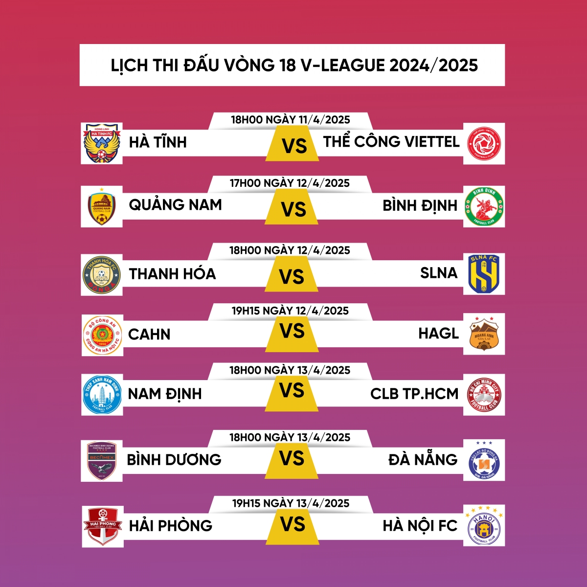 lịch thi đấu vòng 18 v-league 2024 2025 Đại chiến ở lạch tray hình ảnh 1 lich thi dau vong 18 v-league 2024 2025 Dai chien o lach tray hinh anh 1