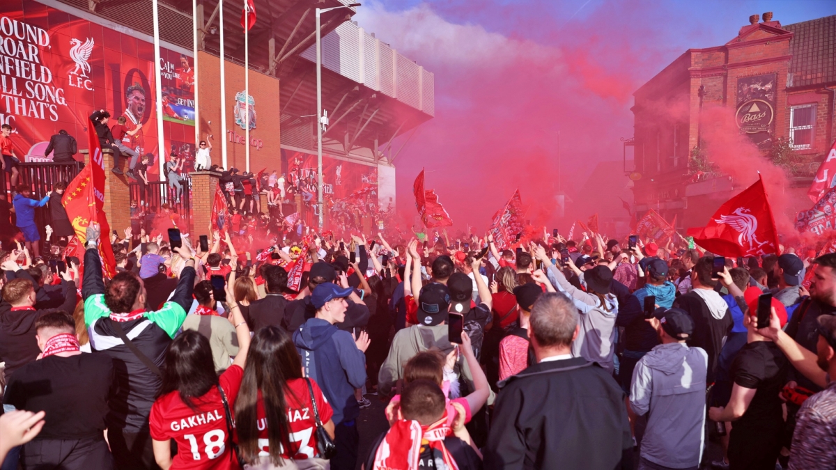 Dàn sao Liverpool ăn mừng chức vô địch Ngoại hạng Anh 2024/2025