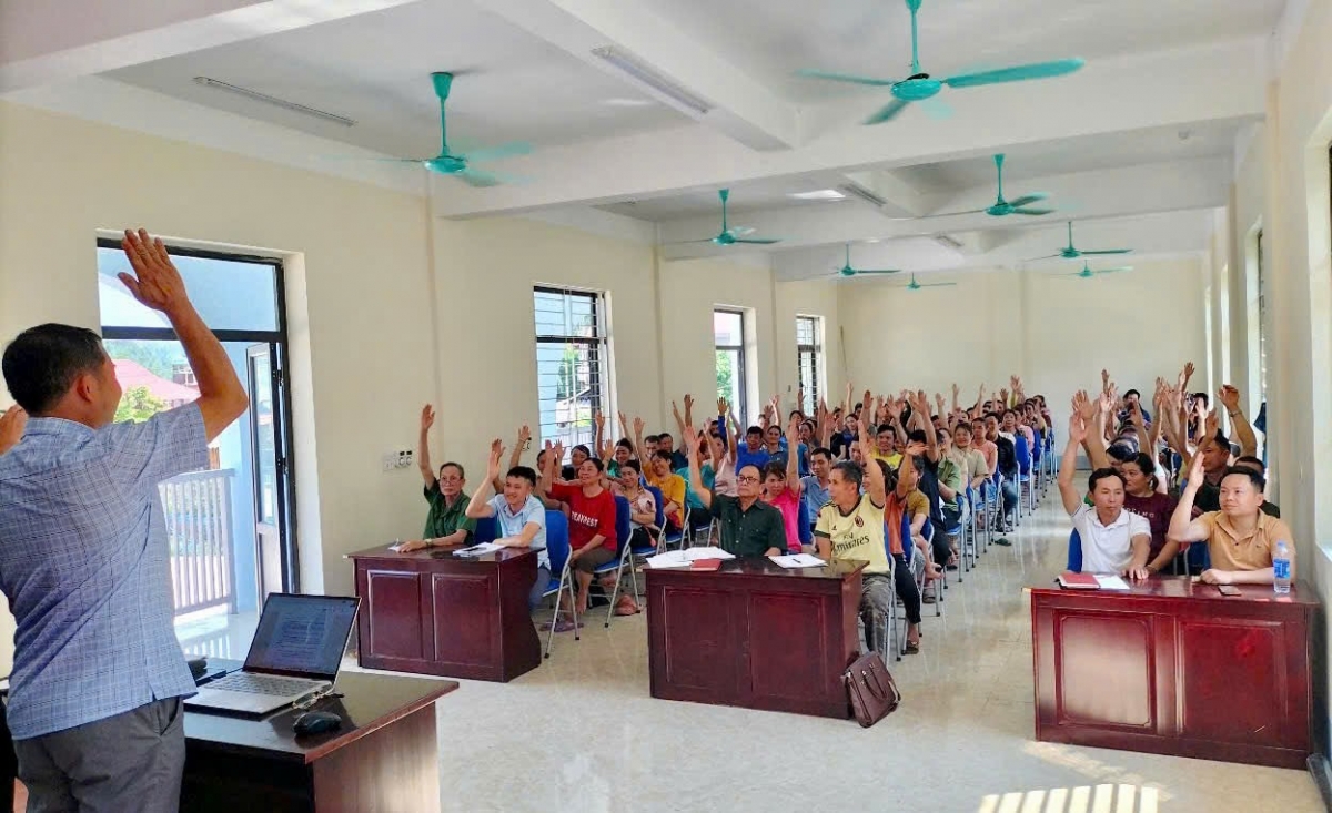 Hơn 83% cử tri Điện Biên đồng thuận phương án sắp xếp lại đơn vị hành chính cấp xã