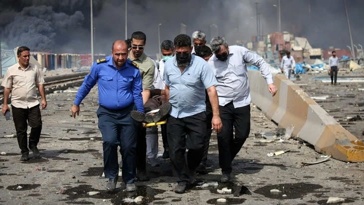 Ít nhất 40 người thiệt mạng, 1.200 người bị thương trong vụ nổ cảng ở iran hình ảnh 1 It nhat 40 nguoi thiet mang, 1.200 nguoi bi thuong trong vu no cang o iran hinh anh 1