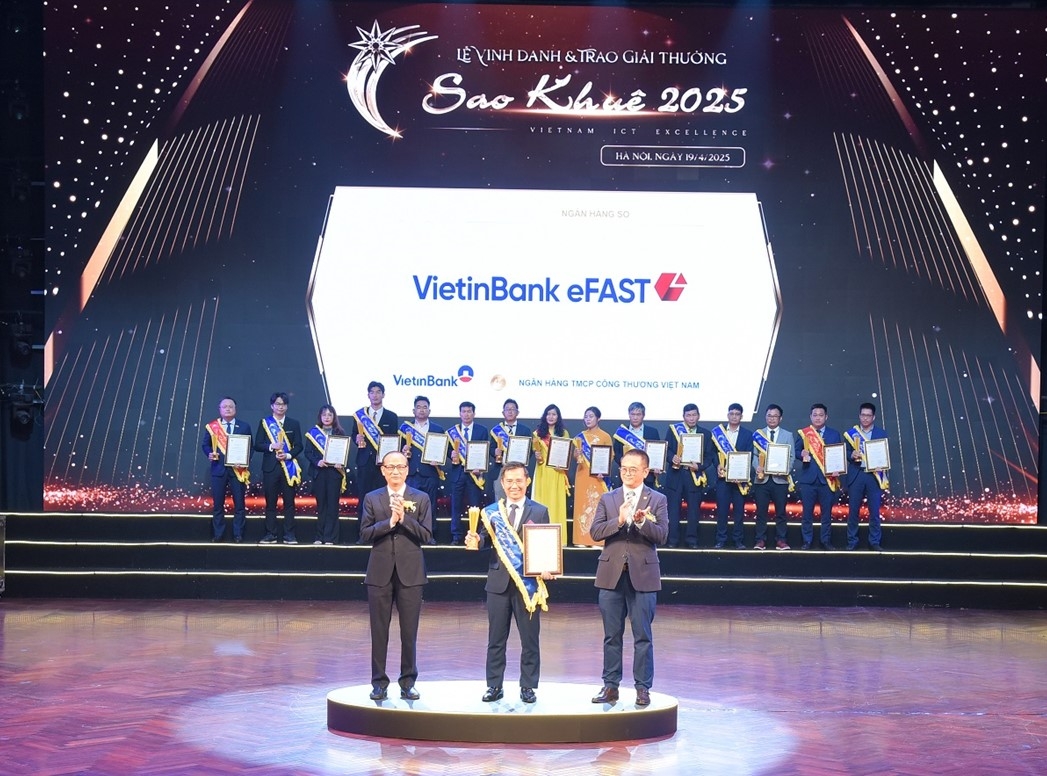 vietinbank xuất sắc giành 5 giải thưởng sao khuê 2025 hình ảnh 4 vietinbank xuat sac gianh 5 giai thuong sao khue 2025 hinh anh 4