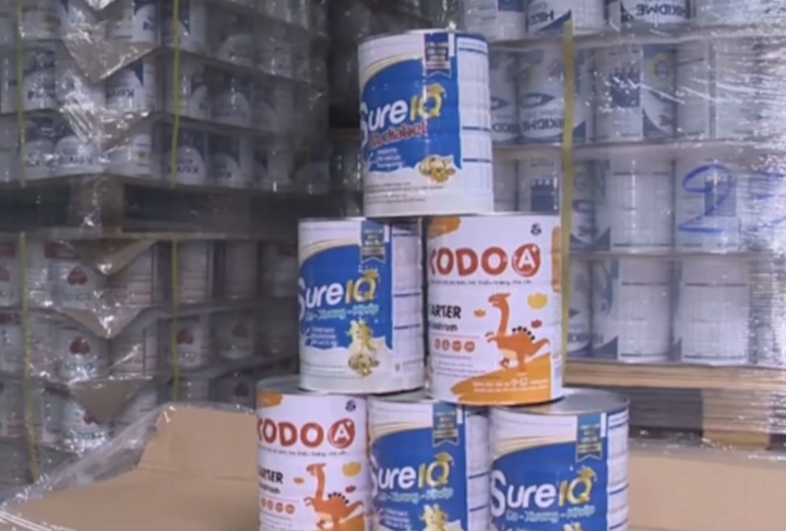 Triệt phá đường dây sản xuất gần 600 loại sữa bột giả dành cho trẻ em, thai phụ