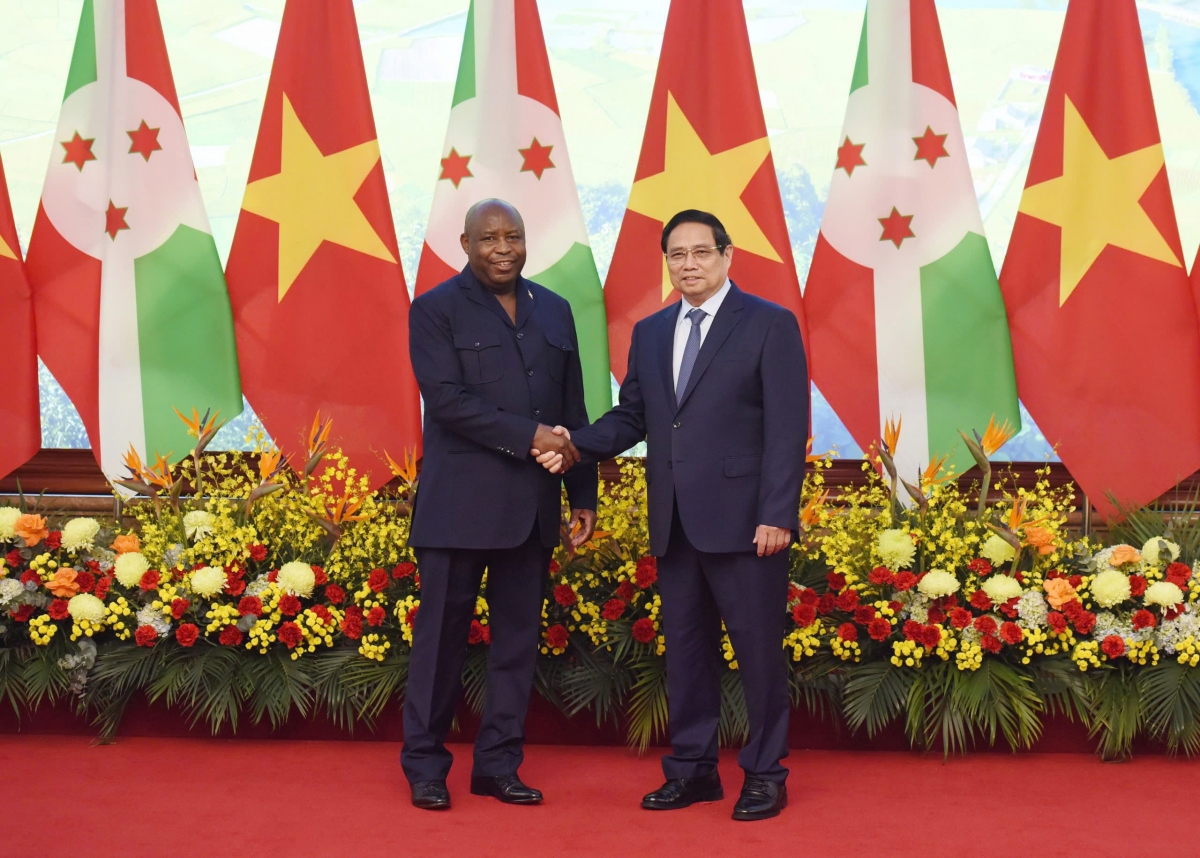 Thủ tướng Phạm Minh Chính hội kiến Tổng thống Burundi