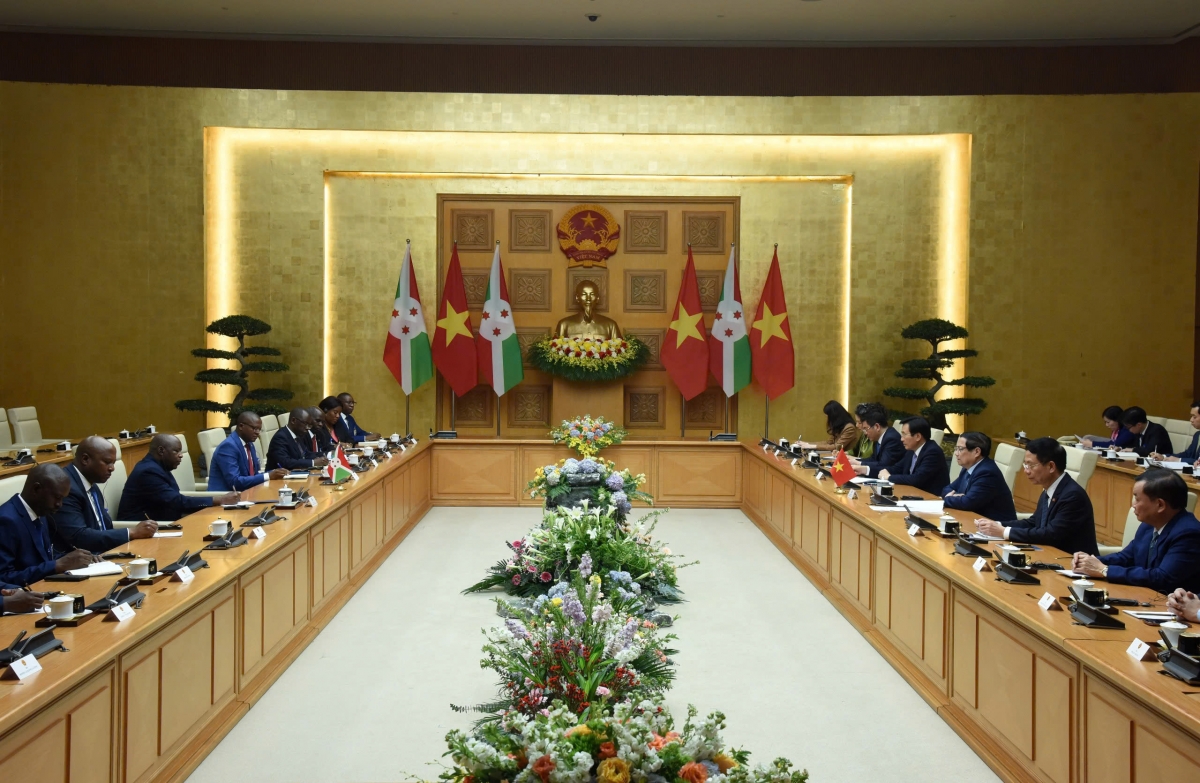 thủ tướng phạm minh chính hội kiến tổng thống burundi hình ảnh 2 thu tuong pham minh chinh hoi kien tong thong burundi hinh anh 2