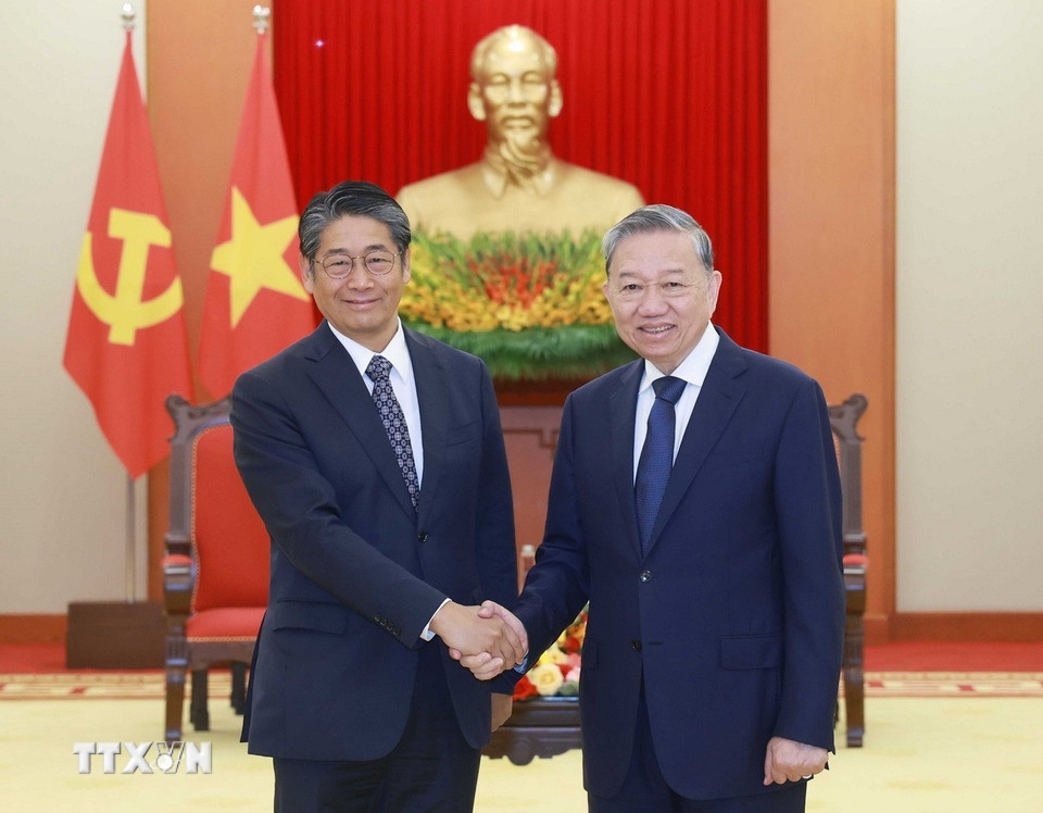 tổng bí thư tô lâm tiếp Đại sứ nhật bản ito naoki hình ảnh 1 tong bi thu to lam tiep Dai su nhat ban ito naoki hinh anh 1