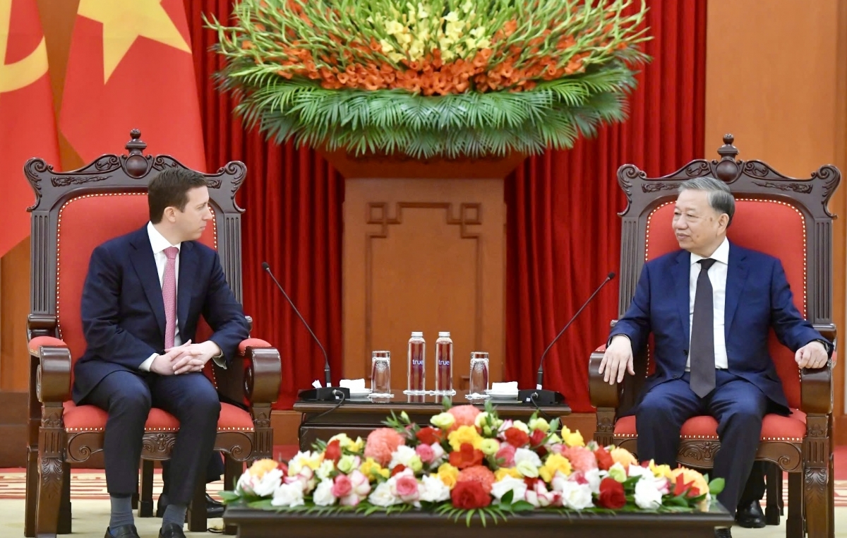 Tổng Bí thư Tô Lâm tiếp Giám đốc điều hành Warburg Pincus